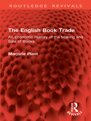 cover image of The English Book Trade